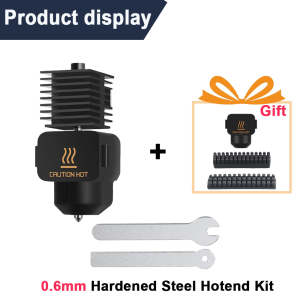 Bộ Kit Đầu Phun Thép Cứng Bambu Lab A1 Mini/A1 0.2/0.4/0.6/0.8mm Thay Thế Bộ Kit Đầu Phun Cho Máy In 3D A1 A2L