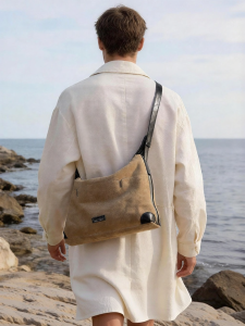 Pierre Cardin | Hobo Large Capacity Leather Shoulder Bag