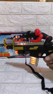 CWVS SPIDERMAN PLAY GUN TOY WITH LIGHT AND SOUND TOY FOR KIDS
