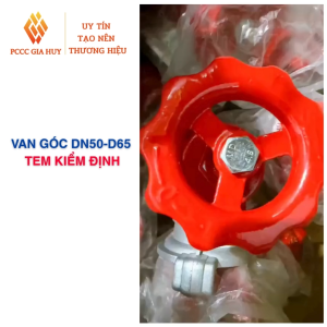 Van góc DN50DN65 - van cứu hoả - van dùng kết nối đường ống với cuộn vòi chữa cháy có kiểm định