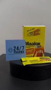 Maalox Sachet Oral Plus Suspension Gastric Heartburn Relief Sac 4.3ml x 20s Antacid Simethicone Sanofi