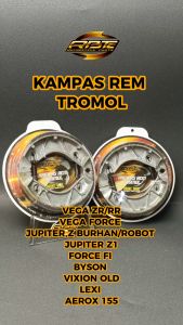 KAMPAS REM BELAKANG TROMOL PIRODO VEGA ZR RR R NEW JUPITER Z1 Z NEW 115 ROBOT BURHAN SALIB AEROX 155 LEXI S FORCE FI