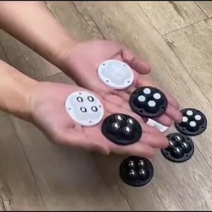 4Pcs Mini Self-Adhesive Caster Wheels 360° Rotation Stainless Steel Double Ball Bearing Heavy Duty Quiet & Wear-Resistant No-Drilling Swivel Wheels for Storage Bins & Furniture