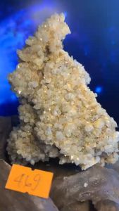 Bụi đá Thạch Anh vàng Citrine tự nhiên năng lượng phong thủy tài lộc lắp lánh mã 469