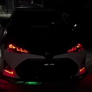 Car Devil Eyes Light Modification Winking Eye Animation Led Display Programmable DIY Animation Pattern Demon Eye Pixel Panel