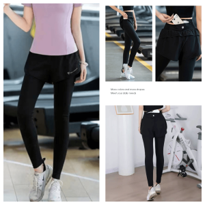 Professional Pilates High Waist Compression Trousers Womens Running Gym Tightening Abdomen Fitness Long Pants Spring Autumn