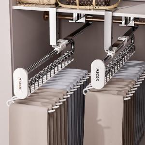 Extendable Sliding Top Mounted Pants Hanger