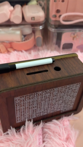 Ipon Challenge Wooden Savings Box Alkansya Piggy Bank Money Box with Goal Tracker for Coins Cash Kids Adults Gift