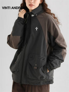 Waterproof Windproof Anti-stain Light Hooded Jacket Retro