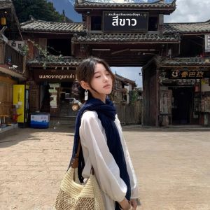 JIFANPAUL | Spring-Autumn Wrinkled Artistic Scarf