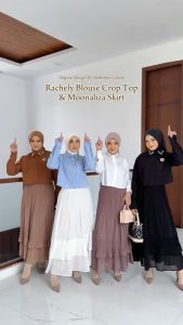 Jual Atasan Crop Top Muslimah Rachely Blouse cotton popplin premium All Size