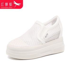 Reddragonfly | Elevating Breathable Platform Lace-Up Sneakers