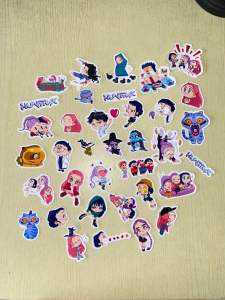 Kpop Demon Hunter Cute Stickers – Aesthetic Kawaii Vinyl Decals for Journals Laptops Phones and Scrapbooks