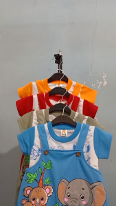 Jumpsuit Bayi Jumper Bayi Newborn Baby Tutup Pakaian Bayi 0-9 bulan motif Karakter Kartun Animals
