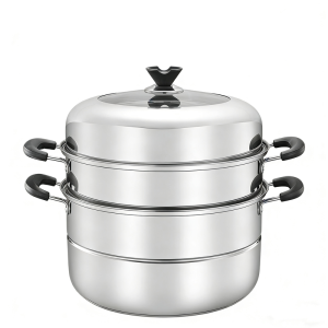 Large Capacity New Model 304 Stainless Steel Steamer Pot 40cm
