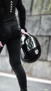 WOSAWE | WOSAWE Women Motorcycle Pants Sports Slim Fit Butt Lifting Leggings Off-road Motorcycle Rider Pants with Knee Pads