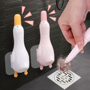 เครื่องมือคลิปทำความสะอาดในครัวเรือนรูปเป็ดน่ารักโถส้วมห้องน้ำสามารถพลั่วทำความสะอาดคราบสกปรกมัลติฟังก์ชัน