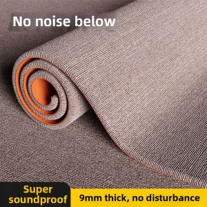 Smefy | Soundproof Shock Absorption Carpet Pad for Drum and Piano Thicker