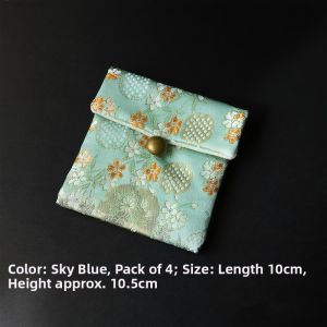 ZUOOU | High-End Embroidered Velvet Lining Storage Bag for Cultural Play Nuts Hand Beads and Jade Bracelets