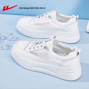 Warrior | White Summer Breathable Lightweight Mesh Shoes