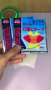 Gói 30 Miếng Dán Chống Ngáy Khi Ngủ Mouth Seal Băng Dính Chống Ngủ Há Miệng Bảo Vệ Sức Khoẻ