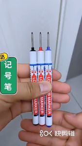 Bút lấy dấu bút lông đánh dấu ngòi dài 2cm khô nhanh kháng nước dùng cho làm mộc kim khí xây dựng