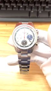 ★Sugess  S442 Watch 38mm Chronograph Watches of Men Original ST1902 Swanneck Movement Waterproof Mechanical Wristwatches Domed Sapphire