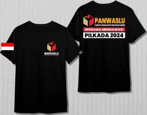 KAOS PANWASLUUU KAOS PILKADA SERENTAK 2024/ATRIBUT PEMILIHAN