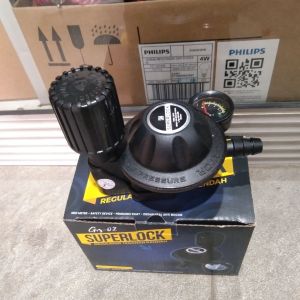 NEW GRS-02 !! regulator gascomp superlock Meter + pengatur gas
