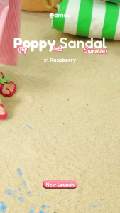 Sandal Slop Wanita Kekinian Slipper Poppy PEACH Sendal Kasual Cewek Korea Style Anti Slip MC