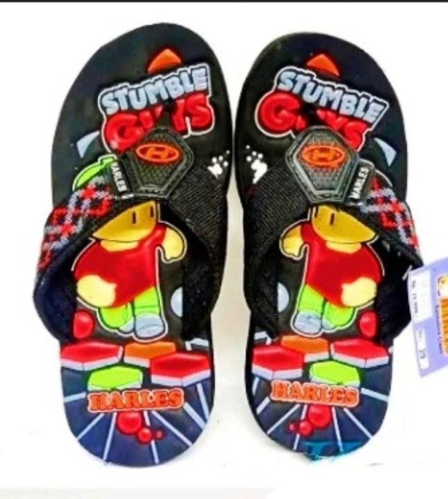 SENDAL anak laki-laki karakter STUMBLE GUYS sendal jepit outdor HARLES