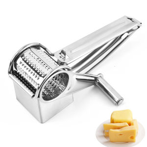 Rotary Cheese Grater Stainless Steel Handheld Cheese Slicer Butter Shredder Multi-functional Vegetables Cutter Kitchen Gadgets