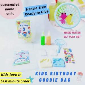 Magic water elf toy kids birthday goodie bag return gift set