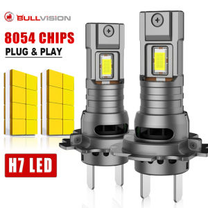 H7 LED Headlight CANBUS 30000LM 8054 CSP Chips 1:1 MINI Size Plug and Play Auto Lamp 6000K Wireless Turbo Fog Light With Fan 12V