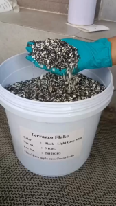 GOLDMAX Color Flake Black-Light Grey 5050 ขนาด 5 kgs.