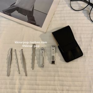 Bộ Kéo Cắt Móng Tay Bằng Thép Không Gỉ 6 Món Thiết Kế Đơn Giản Đồ Dùng Làm Đẹp Cho Móng Tay Đồ Dùng Vệ Sinh Cá Nhân Cho Người Lớn