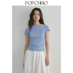 POPCHRIO | Áo Thun Không Tayo Cổ V