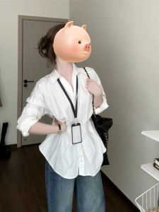 Early Autumn Elegant White Shirt Womens Autumn 2024 New Arrival Shirt French Unique Small Shirt Stylish Classy Tops