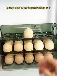 Rotatable Transparent Freshness-Preserving Storage Box Three Layers
