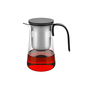 Easy-to-use Magnetic Stainless Steel Tea Pot with Glass Liner