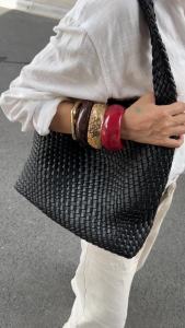 Ingemark | Ingemark 4 Styles Punk Irregular Resin Acrylic Bangles for Women New Trend Vintage Geometric Wide Bracelets Steampunk Jewelry