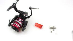EKFan Acrylic Siêu Nhẹ MINI Quay Baitcasting Câu Cá Núm Vặn Với 7*4*2.5 Mm Mang Lure Reel Tự Làm Các Bộ Phận Đen/Trong Suốt/Tím/Xanh Lá/Đỏ/Xanh Dương/Trắng