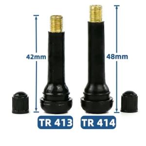 4/8/50/100PCS TR413 TR414 Vacuum Tire Rubber Valve Core Tubeless Tire Valve Core Automotive Tire Valve Core Automotive Parts