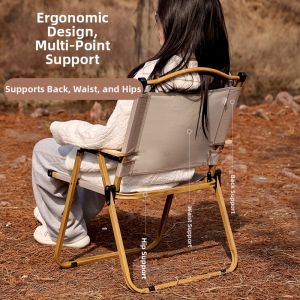 LINSI | Aluminum Portable Folding Chair Outdoor