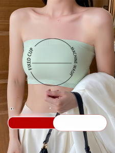 Strapless Tube Top Intimates Female Non Slip Push up Anti-Slip Invisible Nude Bra Underwear Bandeau Backless Bra Non-Slip