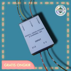MODUL KEDIP STROB0 12V 2 CHANNEL 8MODE