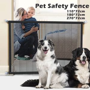 Pet Fence Isolation Net Folding Breathable Protection Fence Pet Magic Gate Pet Barrier Fence