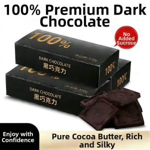 Baking & Fitness Black Chocolate Cocoa Liquor Block No Cocoa Butter Equivalent