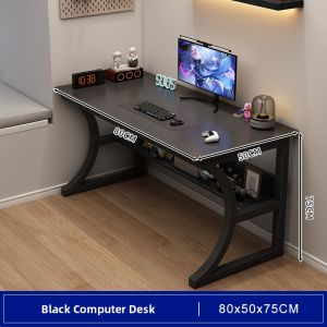 ZHUOHE | Ergonomic Gaming Desk With Storage Shelf