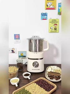 500W เครื่องปั่นอเนกประสงค์ กำลังสูง กวน เครื่องทำอาหาร การผสมผสานที่หลากหลายสำหรับทุกความต้องการ โถปั่นและใบมีดถอดออกได้ ทำความสะอาดง่ายใบมีดสแตนเลส เครื่องเตรียมอาหารอเนกประสงค์แบบแห้ง และเปียก เครื่องบดอเนกประสงค์